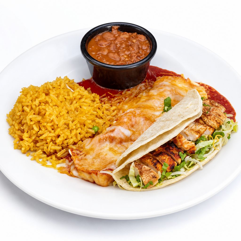 3. Meat Tamale & Taco.