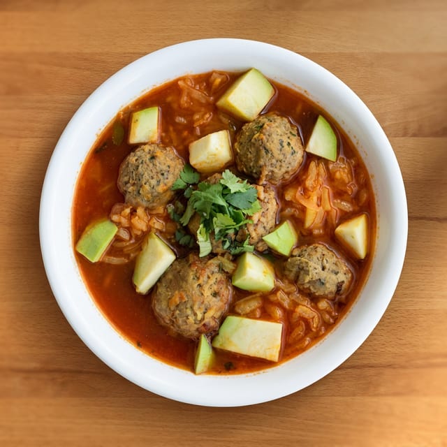 32 OZ ALBONDIGA SOUP.