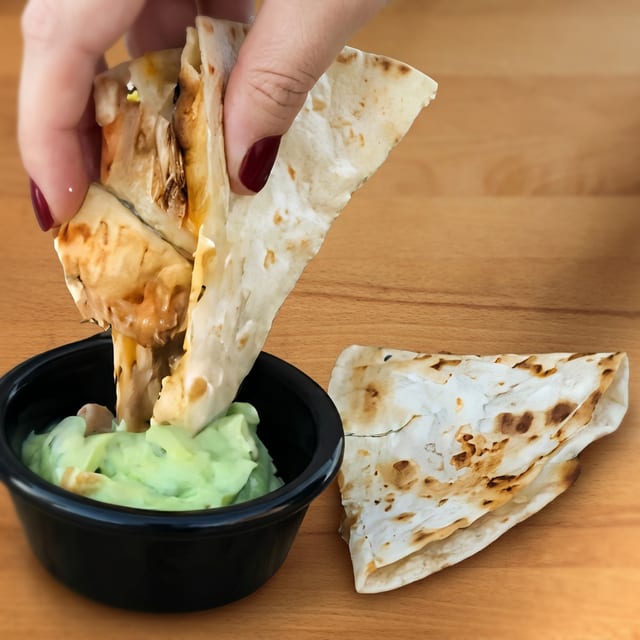 Cheese Quesadilla.